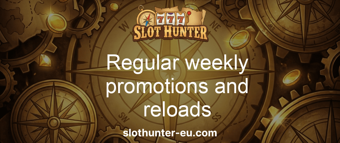Slothunter Casino Regular Weekly Promotions And Reloads Slothunter Casino Regular Weekly Promotions And Reloads
